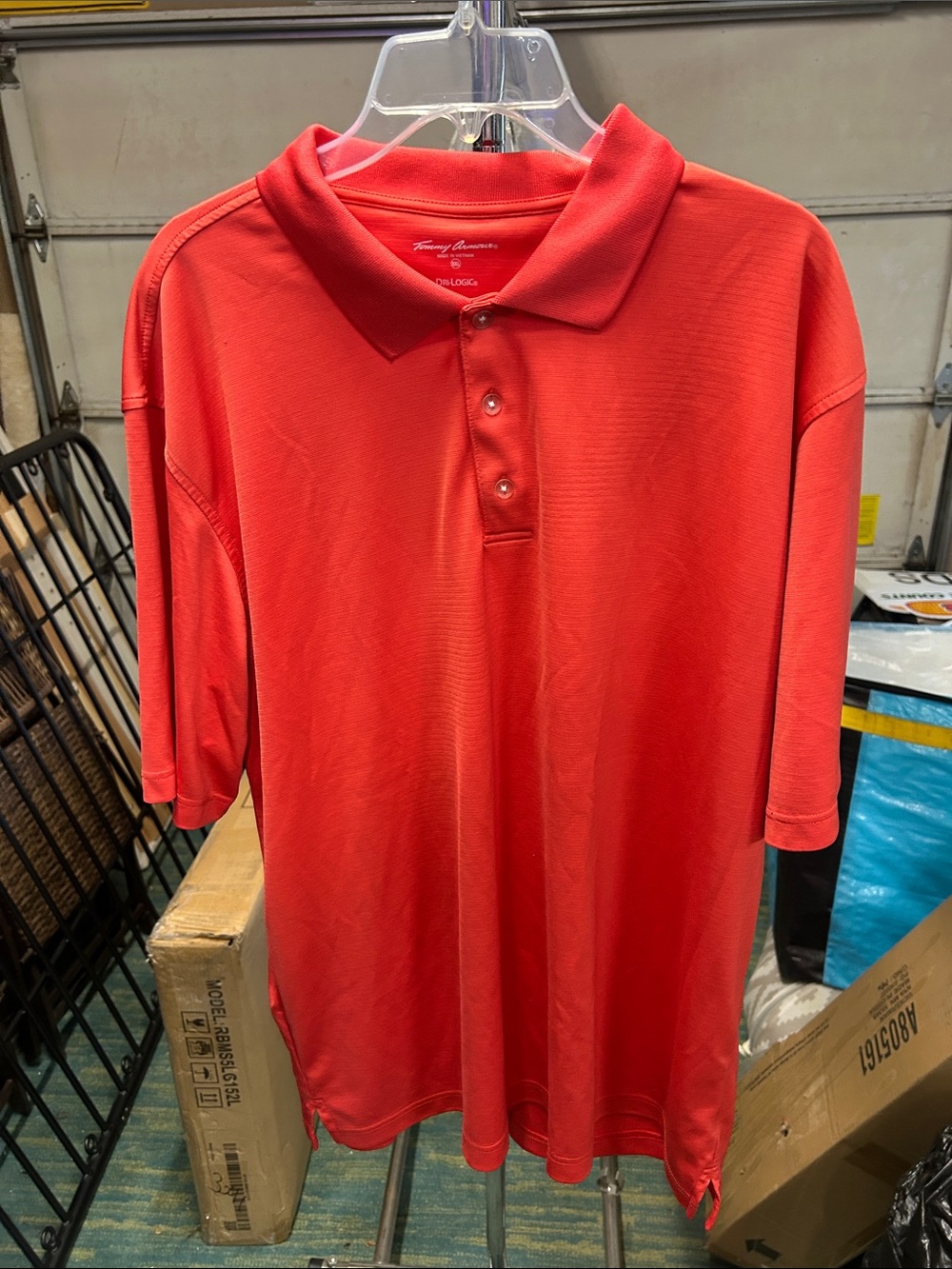 Tommy Bahama Men's Red Performance Polo